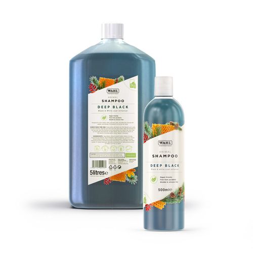Wahl Deep Black Shampoo - profesjonalny szampon dla psów o czarnej i ciemnej sierści, koncentrat 1:15