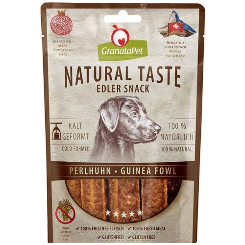 GranataPet Natural Taste Edler Snack Guinea Fowl 90g - naturalne mięsne przekąski dla psa, perliczka