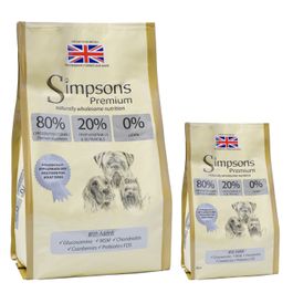 Simpsons Premium 80/20 Adult Meat & Fish - Complete Grain-Free Food for ...