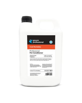 Groom Professional Coat Revitalise Tropical Conditioner - rewitalizująca odżywka do sierści przesuszonej i matowej, o zapachu tropikalnych owoców - 4L