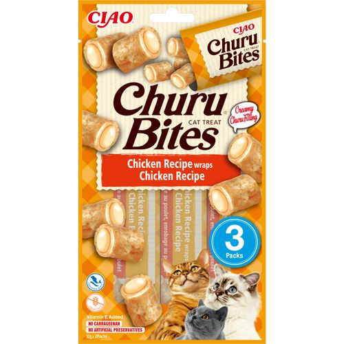 Inaba Churu Bites Cat 3x10g - przysmaki dla kota z kurczakiem