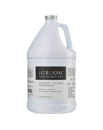 iGroom Charcoal Keratin Conditioner - odżywka detoksykująco-nawilżająca dla psa, koncentrat 1:16 - 3,8L