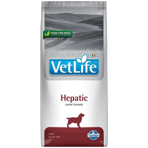 Farmina Vet Life Hepatic 2kg - pełnowartościowa karma weterynaryjna dla psów, wsparcie wątroby