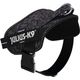 Julius-K9 Power & More Harness Night Camo - dog harness with an adaptive leash ring, black camo pattern