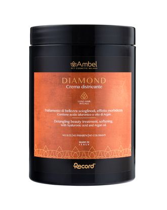 Ambel Diamond Detangling Cream - kremowa maska regenerująca i ułatwiająca rozczesywanie sierści - 1L