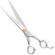 P&W Spartan Scissors 7,5" - najwyższej jakości, profesjonalne nożyczki groomerskie z szerokim ostrzem, proste