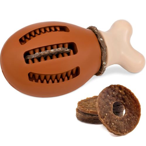 PetSafe Busy Buddy Chompin' Chicken - gryzak z przysmakiem dla psa, udko z kurczaka