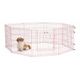 MidWest Life Stages Pink Exercise Pen - Pink Playpen for Puppies & Small Dogs, Panel 61x61cm