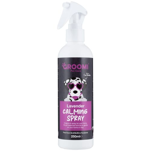 Groomi Calming Spray 250ml - lawendowy preparat na uspokojenie dla psa i odżywka do sierści
