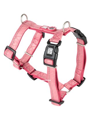 Max&Molly Comfort Harness Matrix 2.0 Rose - miękkie szelki dla psa, z identyfikatorem QR i regulacją, pastelowy różowy