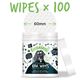 Bugalugs Soothing Ear Wipes 100pcs - Biodegradable Ear Cleaning Pads for Dogs