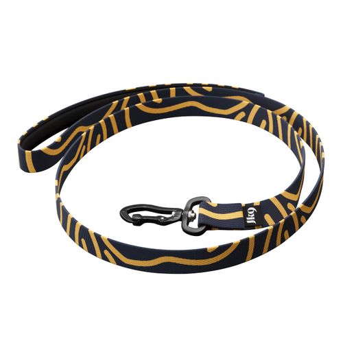 Julius-K9 MoreColor Leash Canyon 120cm - smycz taśmowa dla psa, neoprenowy uchwyt, wzór Canyon
