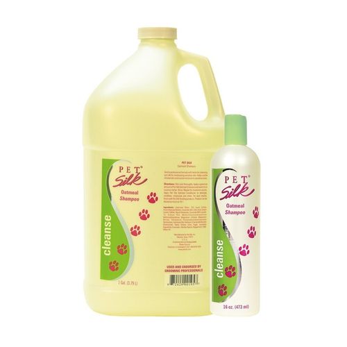 Pet Silk Oatmeal Shampoo - owsiany szampon dla psa i kota, do skóry suchej, wrażliwej i podrażnionej, koncentrat 1:16