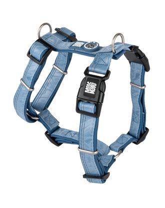 Max&Molly Comfort Harness Matrix 2.0 Ocean - miękkie szelki dla psa, z identyfikatorem QR i regulacją, niebieskie