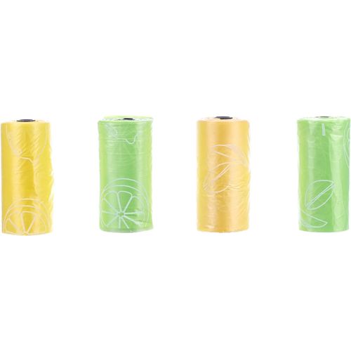 Flamingo Poop Bags Lemon Mix 4x 15 szt. - woreczki na odchody, cytrynowe