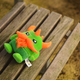 Dashi Agnar Plush Pet Toy 16cm - pluszowa zabawka dla psa z piszczałką, zielony stworek