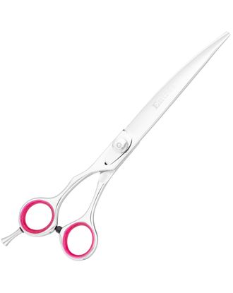 Geib Entree Left Curved Scissor 8,5" - wysokiej jakości nożyczki groomerskie z japońskiej stali, gięte leworęczne
