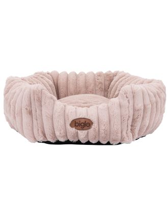 Biglo Cobe Hexagon Pink - eleganckie i mięciutkie legowisko dla psa i kota, różowe