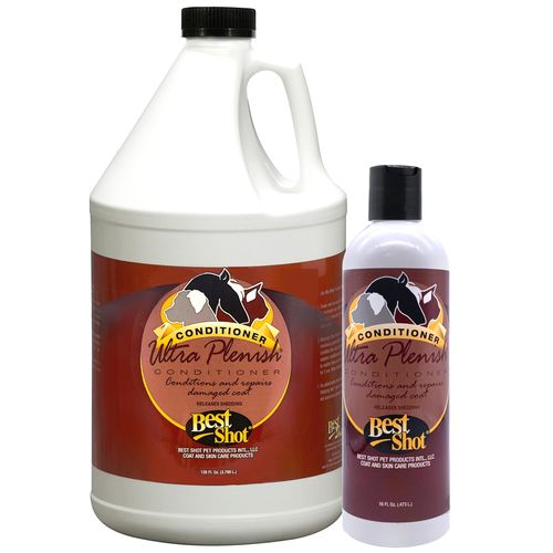 Best Shot Ultra Plenish Conditioner - hypoalergiczna odżywka do zniszczonej sierści, usuwa kołtuny i podszerstek, koncentrat 1:5