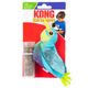 KONG Cat Refillables Catnip Hummingbird - mała zabawka z kocimiętką dla kota, błyszczący koliber z zapasem kocimiętki