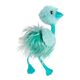 KONG Softies Frizz Bird Ostrich - włochata maskotka dla kota, turkusowy struś, szeleszczący