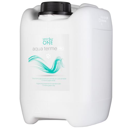 Special One Aqua Terme Pro 5L - profesjonalny, głęboko oczyszczający szampon z zieloną glinką, do wrażliwej skóry