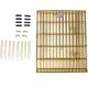 MidWest Gold Zinc Exercise Pen 61x61cm - Durable Gold-Colored Zinc-Plated Dog Playpen