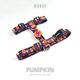 Dashi Pumpkin Back Harness - regulowane szelki guard dla psa, wzór w dynie Halloween
