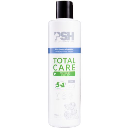 PSH Total Care 5in1 Shampoo 300ml - szampon dla psa i kota, do każdego rodzaju sierści