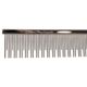 Chris Christensen #013 Cat Carding Buttercomb 6" 14,5cm - Stainless Steel Comb for Cats and Short-Coated Dogs, Mixed Tooth Length