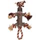 Flamingo Woody Little Man & Rope 35cm - zabawka dla psa