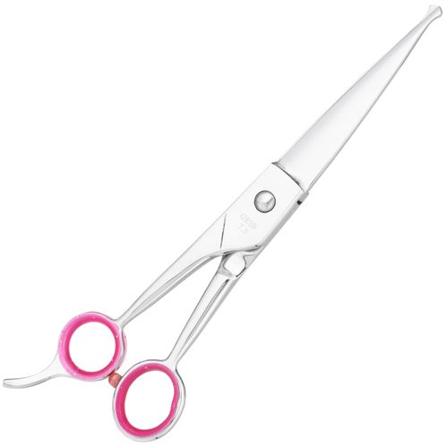 Geib Gator Left Straight Safety Scissors - profesjonalne nożyczki leworęczne ze stali nierdzewnej, bezpieczne proste