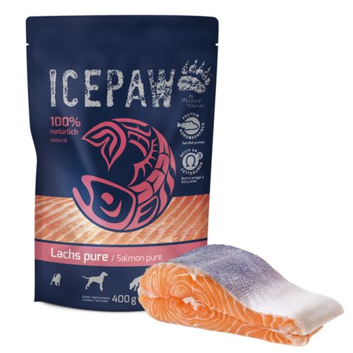 Icepaw Salmon Pure - pełnoporcjowa, mokra karma dla psów, 100% łosoś