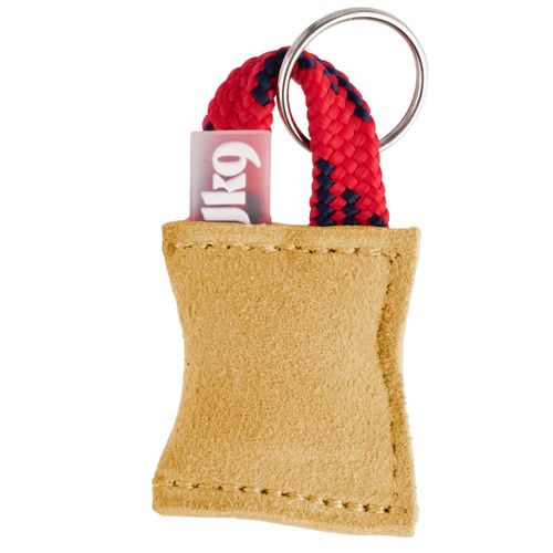 Julius-K9 Leather Keychain - brelok do kluczy, skórzany - Żółty