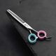 Blovi Teddy Line Straight Grooming Thinning 45T 6.5" - for Texturizing & Finishing Work, Japanese Steel