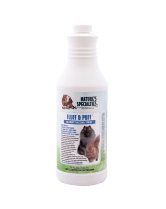 Nature's Specialties Fluff &  Puff Spray - nawilżająca odżywka bez spłukiwania dla psa i kota - 946ml