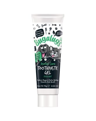 Bugalugs Dental Care Toothpaste Gel 75g - pasta do zębów dla psa i kota, miętowy żel