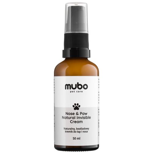 Mubo Nose & Paw Natural Invisible Cream 50ml - naturalny, bezśladowy kremik do łap i nosa psa