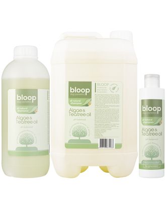 Bloop All Natural Algae & Tea Tree Oil Shampoo - naturalny szampon oczyszczający dla psa z algami i olejkiem z drzewa herbacianego, koncentrat 1:10