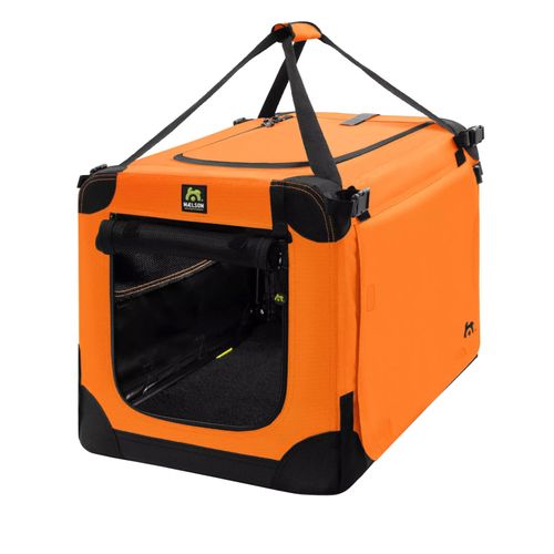 Maelson Soft Dog Kennel Neon Orange - wysokiej jakości materiałowy transporter dla psa, pomarańczowy