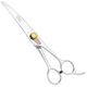 Geib Crab Curved Scissors Level 2 - wysokiej jakości nożyczki gięte do strzyżenia zwierząt z jednostronnym mikroszlifem