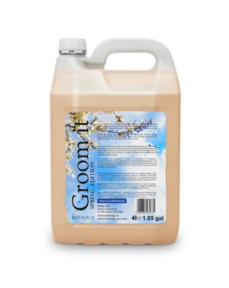 Botaniqa Groom It Shampoo Spring 4L - szampon dla psa do mycia zasadniczego, o zapachu wiosennym
