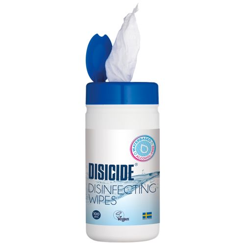 Disicide Disinfecting Wipes 100szt. - papierowe chusteczki do szybkiej dezynfekcji powierzchni, bezalkoholowe