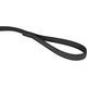 Julius K9 Color & Gray Supergrip Leash With Handle Black - smycz treningowa z uchwytem, czarna, antypoślizgowa 