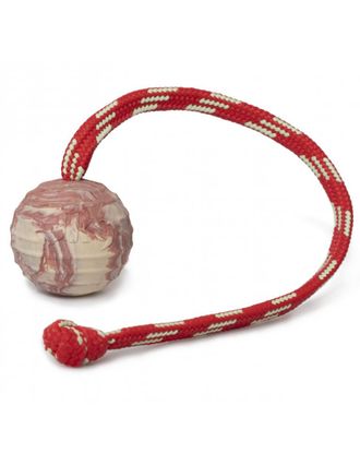 Julius K9 Natural Rubber Ball Line - kauczukowa piłka ze sznurem dla psa