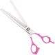 Jargem Pink Blenders 7.5" – Single-Sided Thinning Scissors with Decorative Screw, 50 Teeth