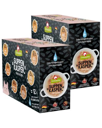GranataPet Suppenkasper Mulitipack 24x70g - zupa dla kota, zestaw smaków