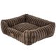 Biglo Cobe Dark Brown - Comfortable & Soft Dog Bed Sofa, Dark Brown