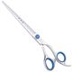 Shernbao Three Star Straight 7.5" - Grooming Shears with Ergonomic Handle, Straight
