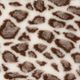 Blovi DryBed A+ - Non-Slip Pet Bed, White-Brown, Panther